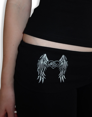 Dark Angel Foldover Flare Pants