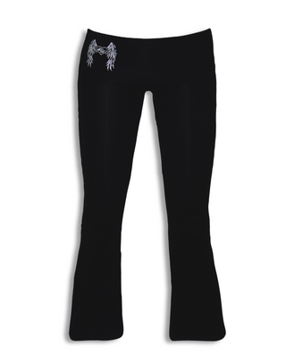Dark Angel Foldover Flare Pants