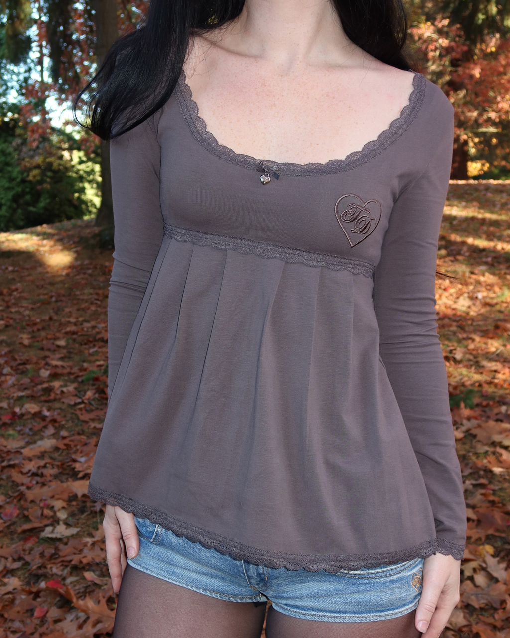 Grey Babydoll Top – Truth or Dare