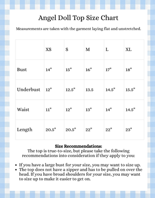 Angel Doll Milkmaid Top + Micro Skirt Set