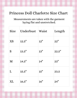 Princess Doll Charlotte + Micro Skirt Set