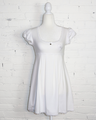 Classic White Aurora Babydoll Dress
