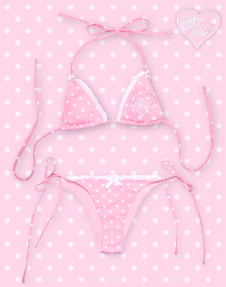 Strawberries and Cream Micro Bikini Set Preorder