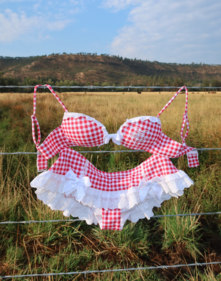 Cherry Doll Bikini Top