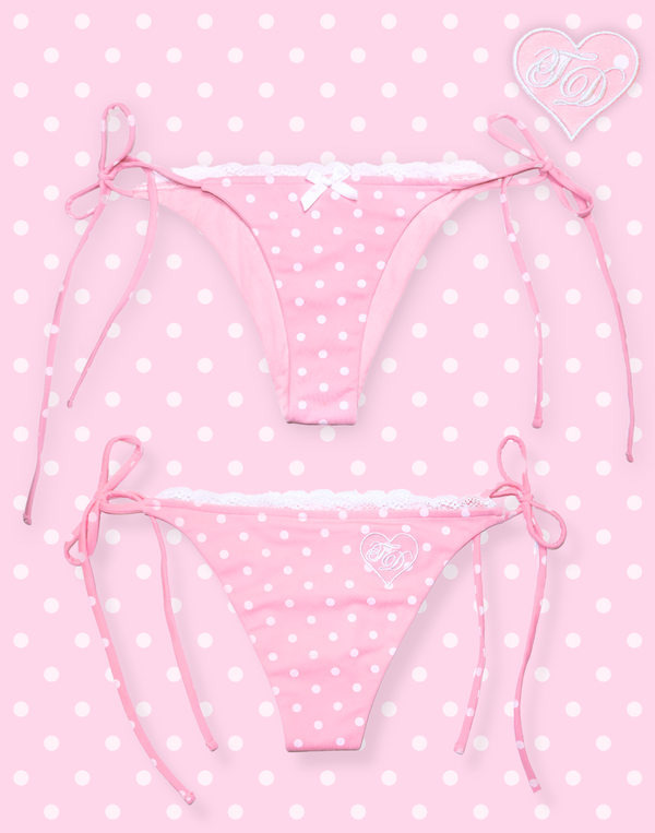 Strawberries and Cream Bikini Bottom Preorder