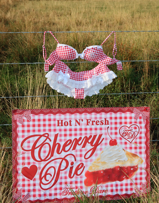 Cherry Doll Skirtini Swim Bottom
