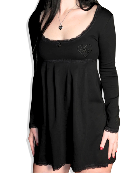 Classic Black Babydoll Dress