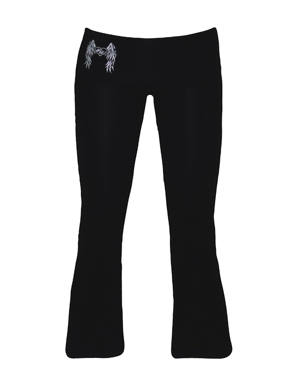Dark Angel Foldover Flare Pants
