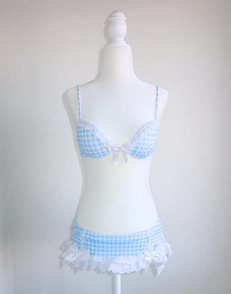 Sample Size Angel Doll Bikini Set (Sample-Size Top + Skirtini)