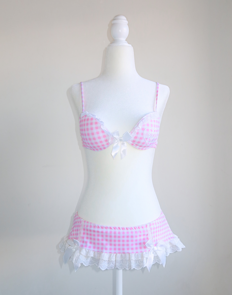Sample Size Princess Doll Bikini Set (Sample-Size Top + Skirtini)