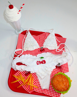 Whipped Cream Bikini Top