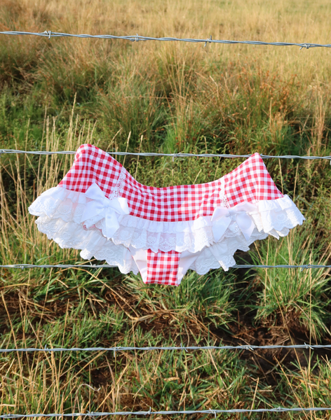 Cherry Doll Skirtini Swim Bottom