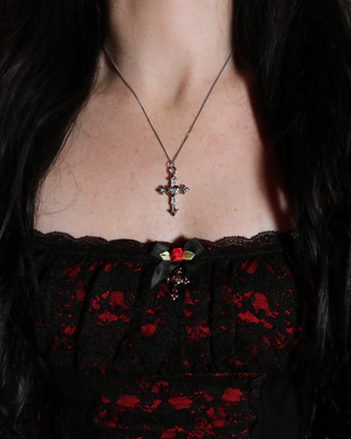 Truth or Dare Cross Necklace