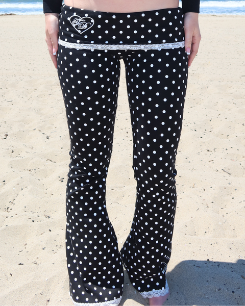 Frenchie Foldover Flare Pants