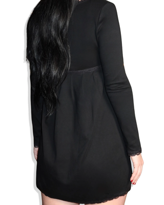 Classic Black Babydoll Dress
