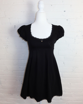 Classic Black Aurora Babydoll Dress