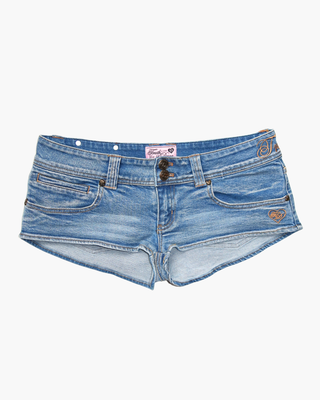 First Edition Denim Micro Shorts - Classic Blue
