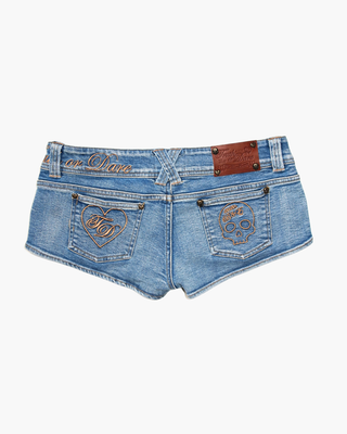 First Edition Denim Micro Shorts - Classic Blue