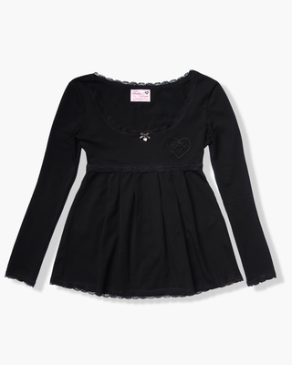 Black Babydoll Top