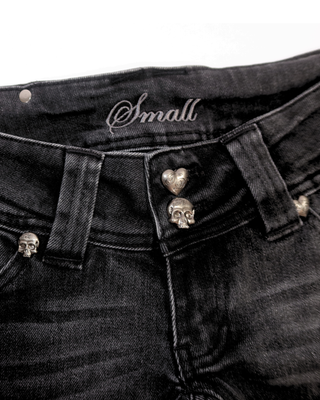 Signature Low-Rise Flare Jeans - Classic Black